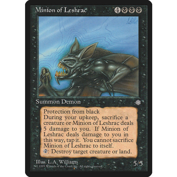 Magic: The Gathering Minion of Leshrac (150) Moderately Played