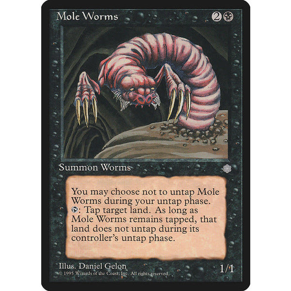 Magic: The Gathering Mole Worms (152) Lightly Played