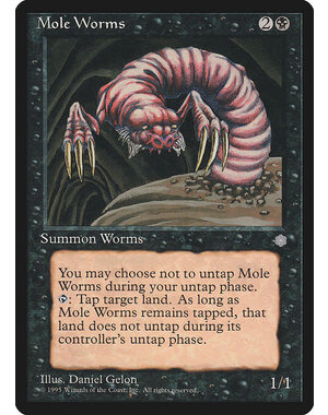 Magic: The Gathering Mole Worms (152) Moderately Played