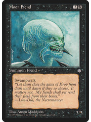 Magic: The Gathering Moor Fiend (153) Moderately Played