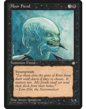 Magic: The Gathering Moor Fiend (153) Moderately Played