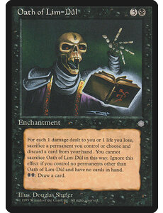Magic: The Gathering Oath of Lim-Dul (156) Lightly Played