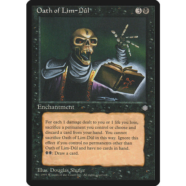Magic: The Gathering Oath of Lim-Dul (156) Lightly Played