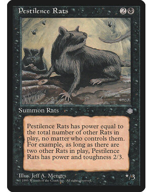 Magic: The Gathering Pestilence Rats (157) Heavily Played