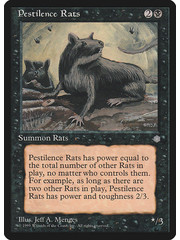 Magic: The Gathering Pestilence Rats (157) Lightly Played
