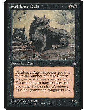 Magic: The Gathering Pestilence Rats (157) Lightly Played