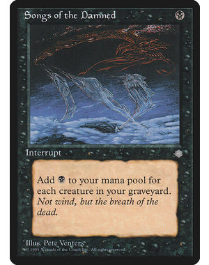 Magic: The Gathering Songs of the Damned (160) Moderately Played