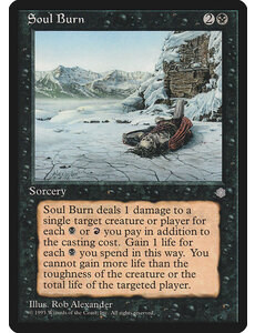 Magic: The Gathering Soul Burn (161) Lightly Played