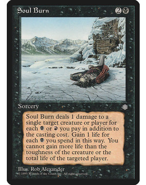 Magic: The Gathering Soul Burn (161) Lightly Played