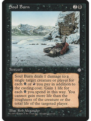 Magic: The Gathering Soul Burn (161) Moderately Played