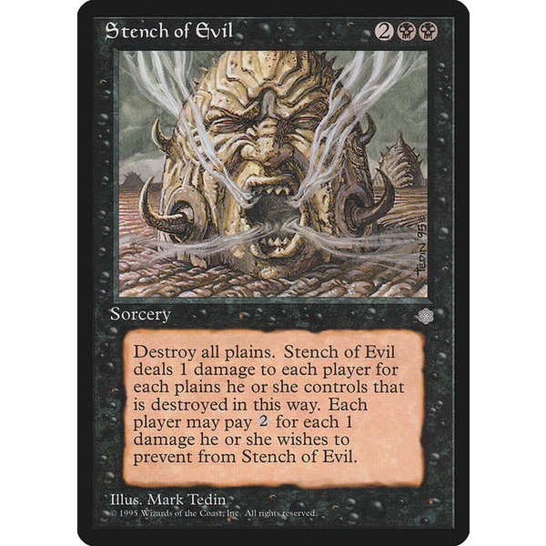 Magic: The Gathering Stench of Evil (165) Heavily Played