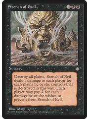 Magic: The Gathering Stench of Evil (165) Moderately Played