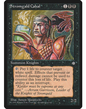 Magic: The Gathering Stromgald Cabal (166) Lightly Played