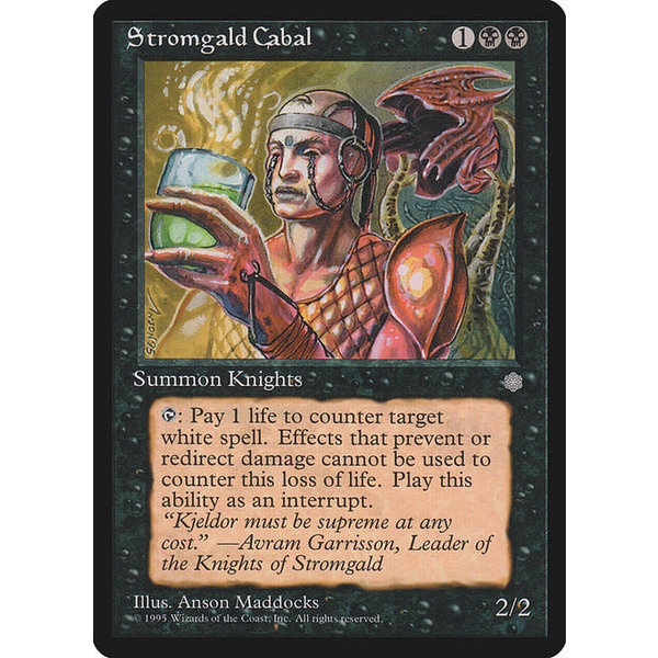 Magic: The Gathering Stromgald Cabal (166) Moderately Played