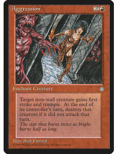 Magic: The Gathering Aggression (169) Moderately Played