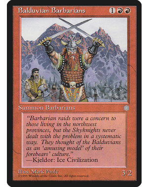 Magic: The Gathering Balduvian Barbarians (172) Lightly Played
