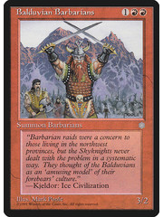 Magic: The Gathering Balduvian Barbarians (172) Moderately Played