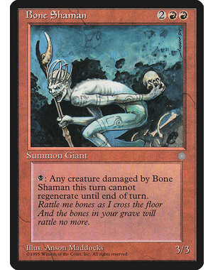 Magic: The Gathering Bone Shaman (176) Lightly Played