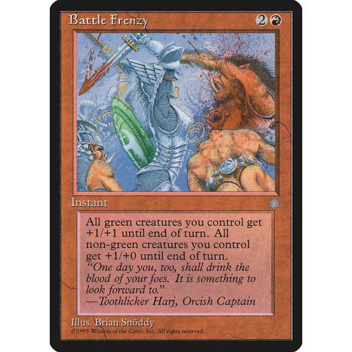 Magic: The Gathering Battle Frenzy (175) Moderately Played