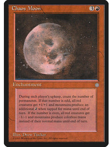 Magic: The Gathering Chaos Moon (179) Moderately Played