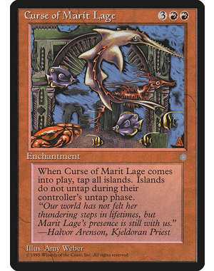 Magic: The Gathering Curse of Marit Lage (181) Lightly Played