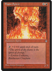 Magic: The Gathering Flame Spirit (184) Heavily Played
