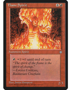 Magic: The Gathering Flame Spirit (184) Heavily Played