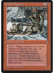 Magic: The Gathering Goblin Sappers (189) Moderately Played