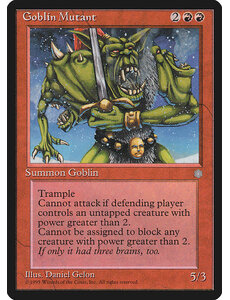 Magic: The Gathering Goblin Mutant (188) Moderately Played