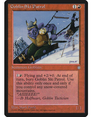 Magic: The Gathering Goblin Ski Patrol (190) Lightly Played