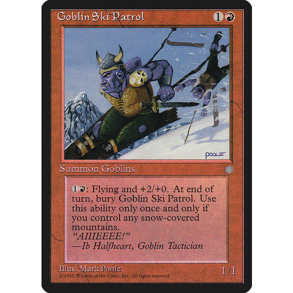Magic: The Gathering Goblin Ski Patrol (190) Lightly Played