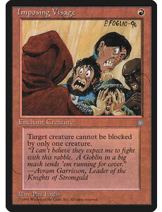 Magic: The Gathering Imposing Visage (193) Heavily Played