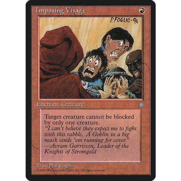 Magic: The Gathering Imposing Visage (193) Lightly Played