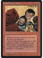 Magic: The Gathering Imposing Visage (193) Moderately Played