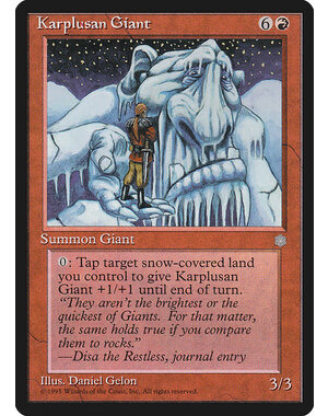 Magic: The Gathering Karplusan Giant (196) Moderately Played