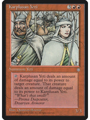 Magic: The Gathering Karplusan Yeti (197) Lightly Played