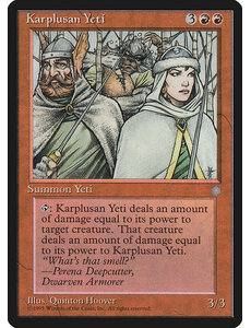 Magic: The Gathering Karplusan Yeti (197) Lightly Played