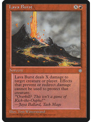Magic: The Gathering Lava Burst (198) Lightly Played