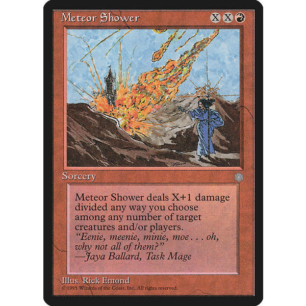 Magic: The Gathering Meteor Shower (202) Moderately Played
