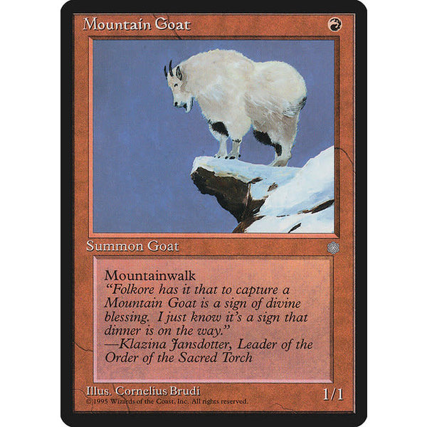 Magic: The Gathering Mountain Goat (203) Lightly Played