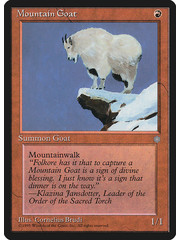 Magic: The Gathering Mountain Goat (203) Moderately Played