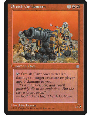 Magic: The Gathering Orcish Cannoneers (205) Lightly Played