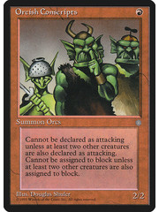 Magic: The Gathering Orcish Conscripts (206) Lightly Played