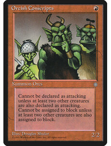 Magic: The Gathering Orcish Conscripts (206) Lightly Played