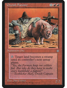 Magic: The Gathering Orcish Farmer (207) Heavily Played