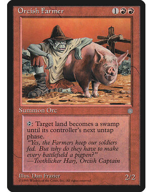 Magic: The Gathering Orcish Farmer (207) Lightly Played