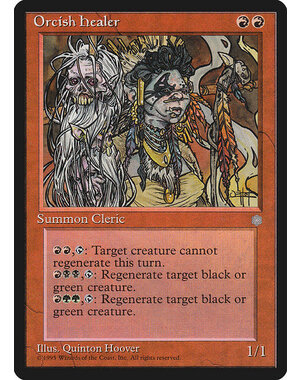 Magic: The Gathering Orcish Healer (208) Lightly Played