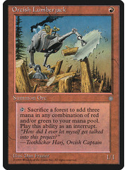Magic: The Gathering Orcish Lumberjack (210) Lightly Played