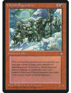 Magic: The Gathering Orcish Squatters (211) Moderately Played