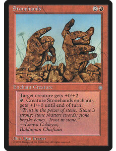Magic: The Gathering Stonehands (219) Heavily Played
